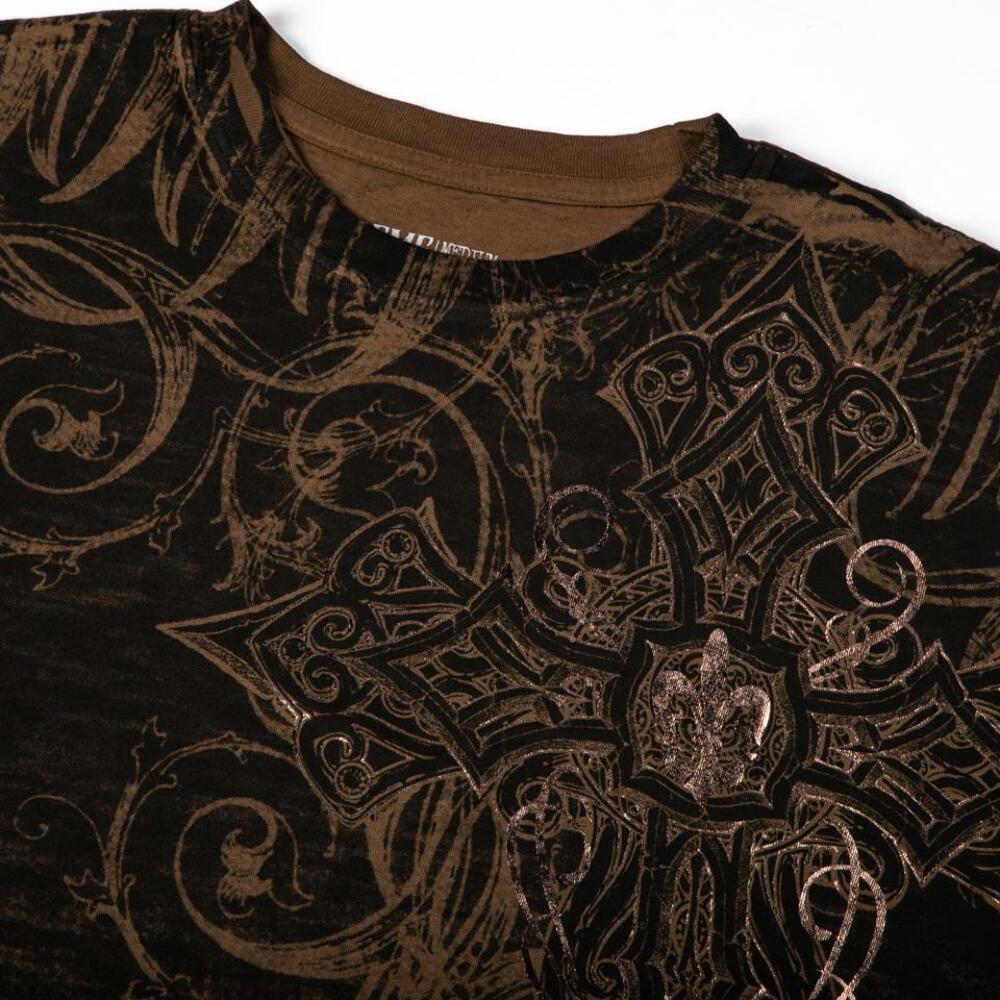 Xtreme Couture By Affliction Men’s T-Shirt DECRETUM Brown Biker S-5XL