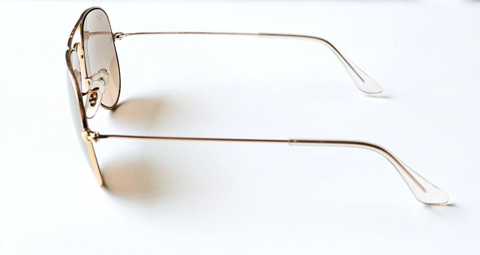 Ray-Ban RB3025 001/3E Aviator Sunglasses Arista Gold Silver Pink Mirror 55mm