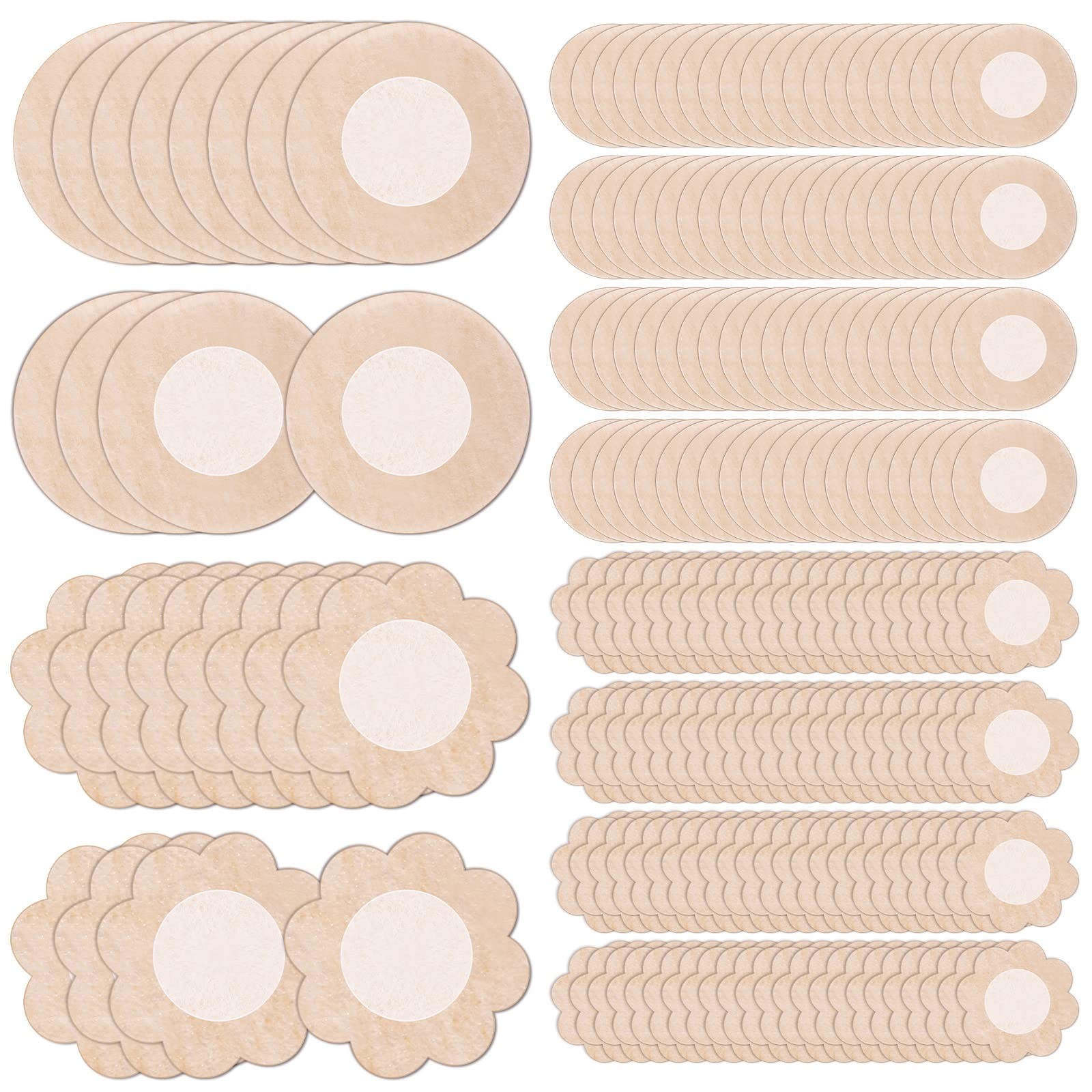 200 Pcs Nipple Breast Covers 100 Pairs Nipple Pasties Disposable Nipple Stickers