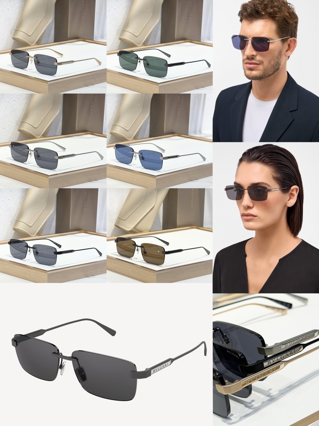BVLGARI MODEL:BV40062U sunglasse SIZE:59口14-145 NEW