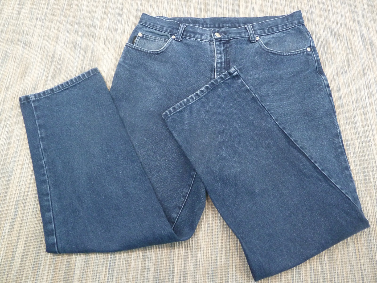 Yves Saint Laurent Jeans Mens W36 L32 Blue Denim Straight Leg YSL Classic