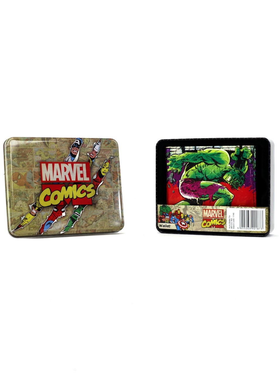 Incredible Hulk Slim-Fold Bi-Fold Wallet In Collector’s Tin Marvel Novelty
