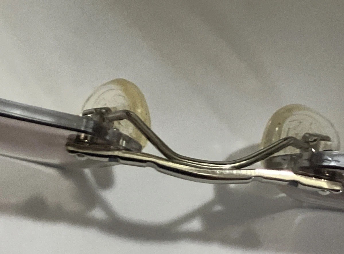 Vintage Cazal 798/4 Col 914 Rimless Eyeglasses Germany Used Ex