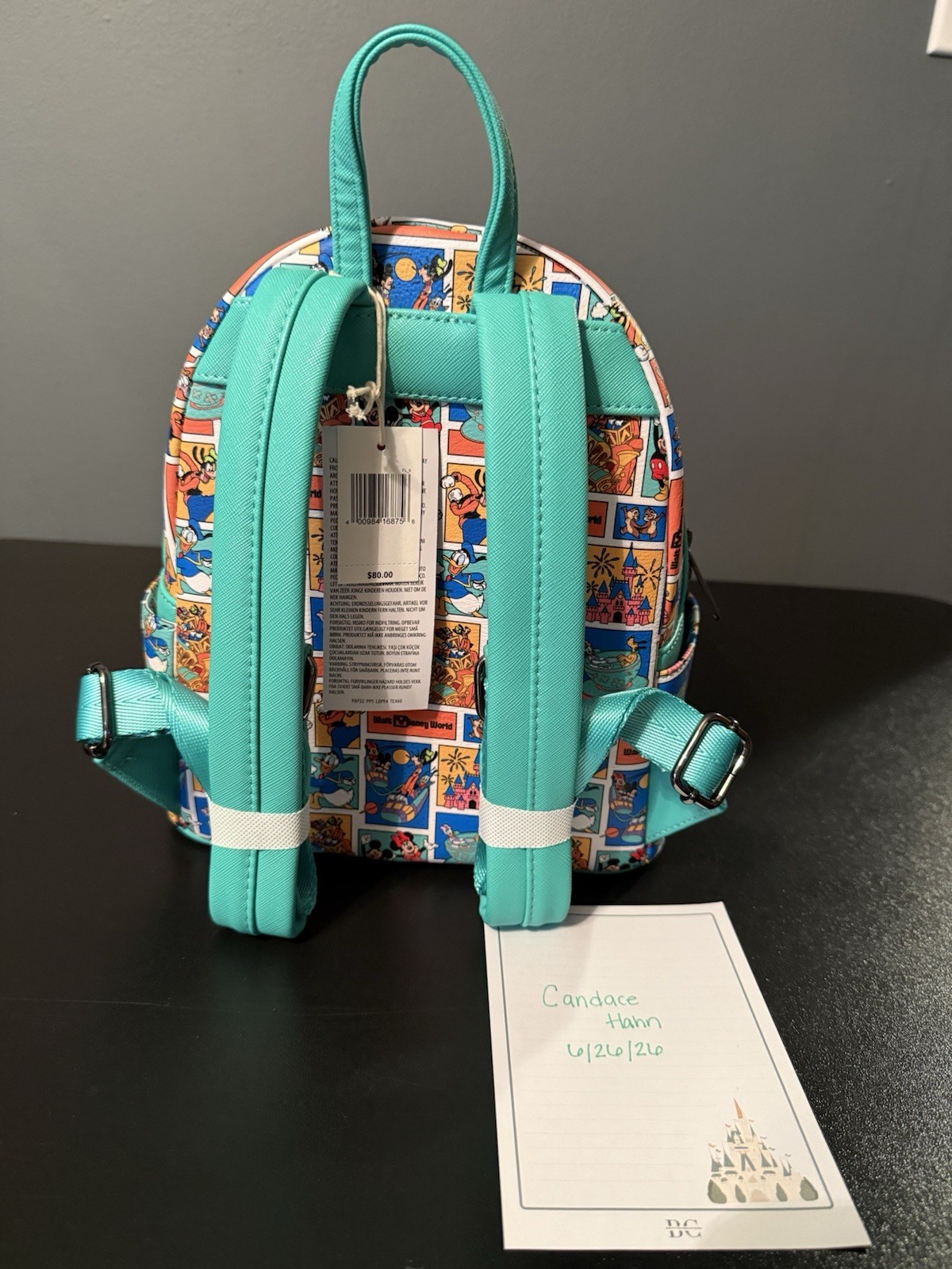 Disney Parks Loungefly Mickey & Friends Play In The Park Backpack NWT