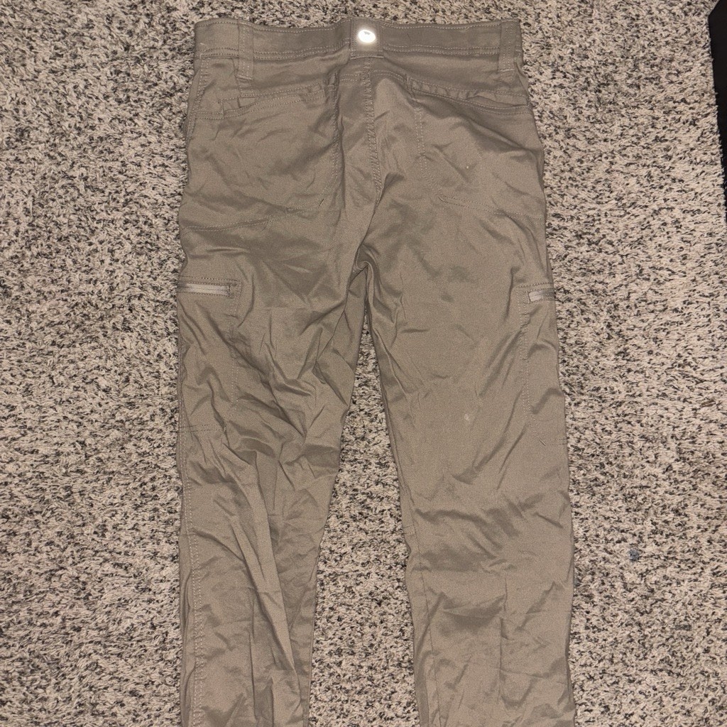 Wrangler ATG Men’s Beige Nylon Spandex Stretch Pants Straight Leg Waist 32