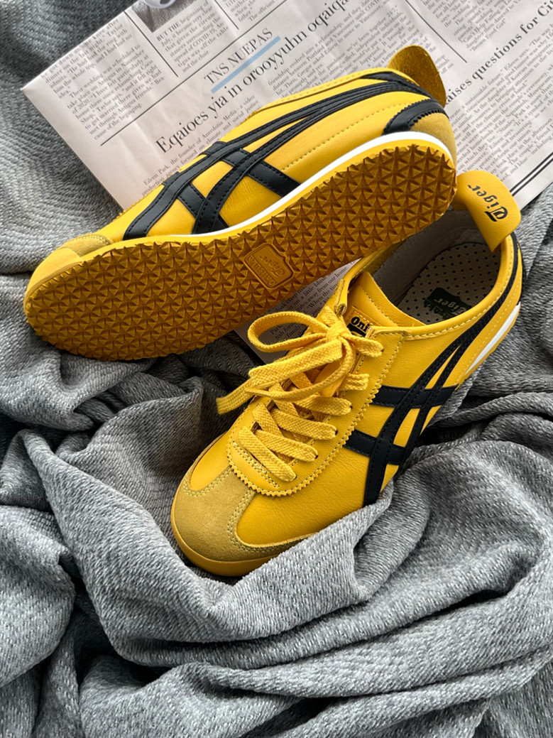 Men’s Size 1183A746-750 | Onitsuka Tiger Mexico 66 Slip-On ‘Yellow Black