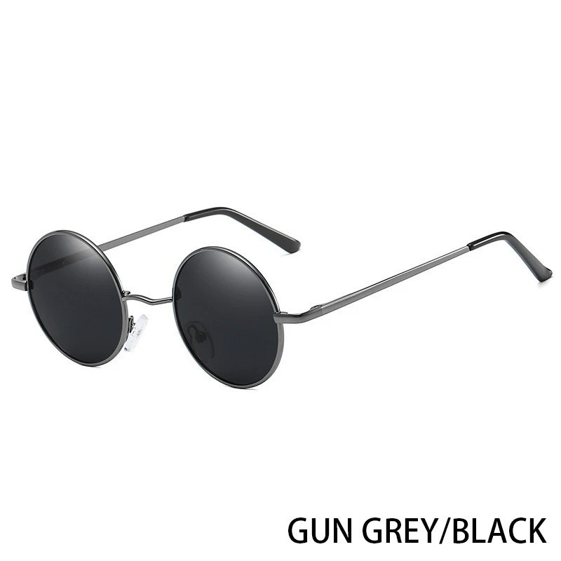 Round Sunglasses Vintage Mirror Lens New Men Women Fashion Frame Retro Circle