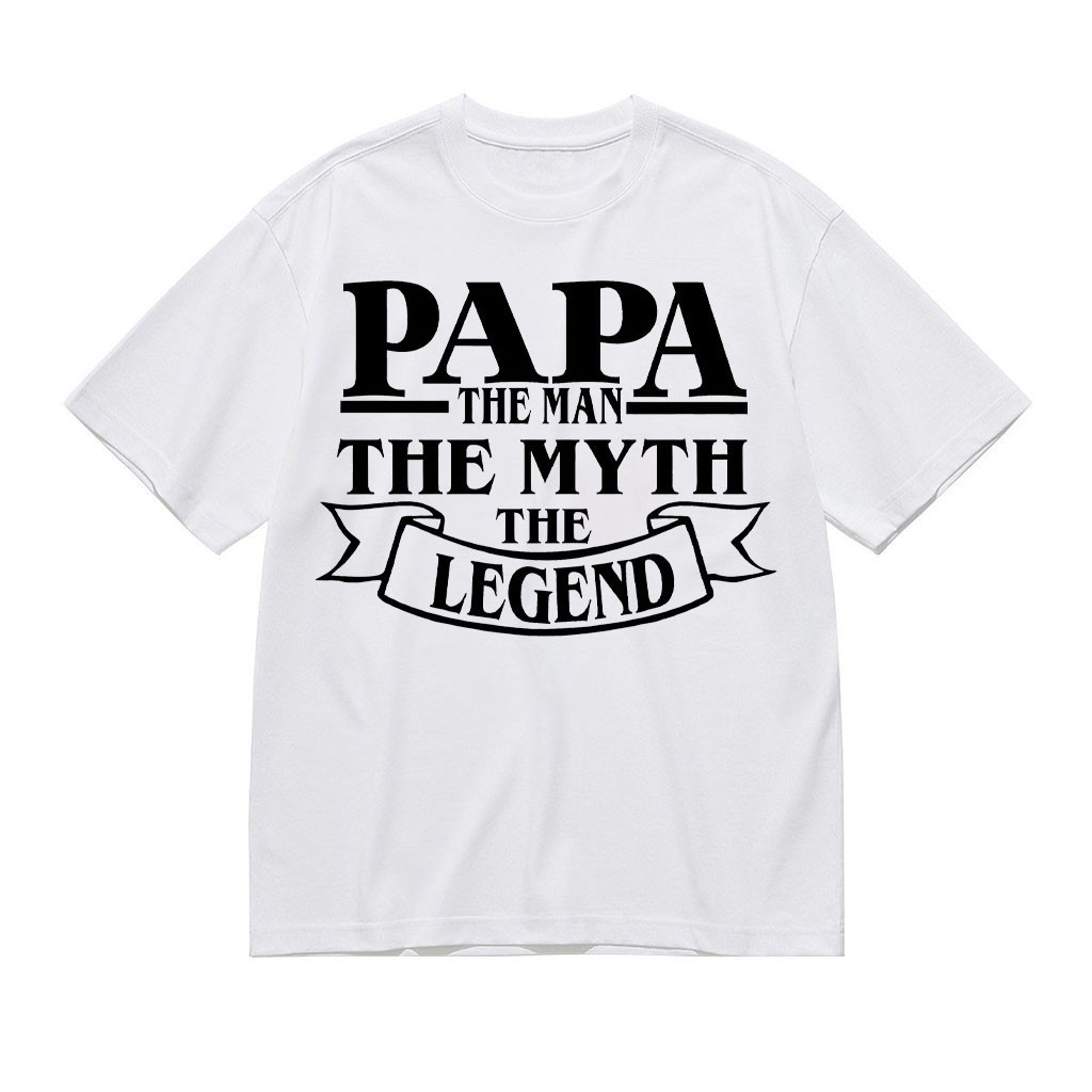 Papa The Man The Myth The Legend Shirt Father’s Day Gift Dad Graphic T-Shirt