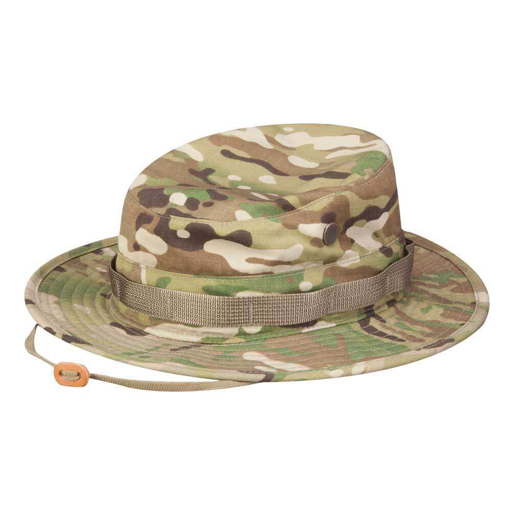 Propper® Boonie Hat – OCP 50/50 NYCO, MIL-Spec, Vent Holes Adjustable Chin Strap