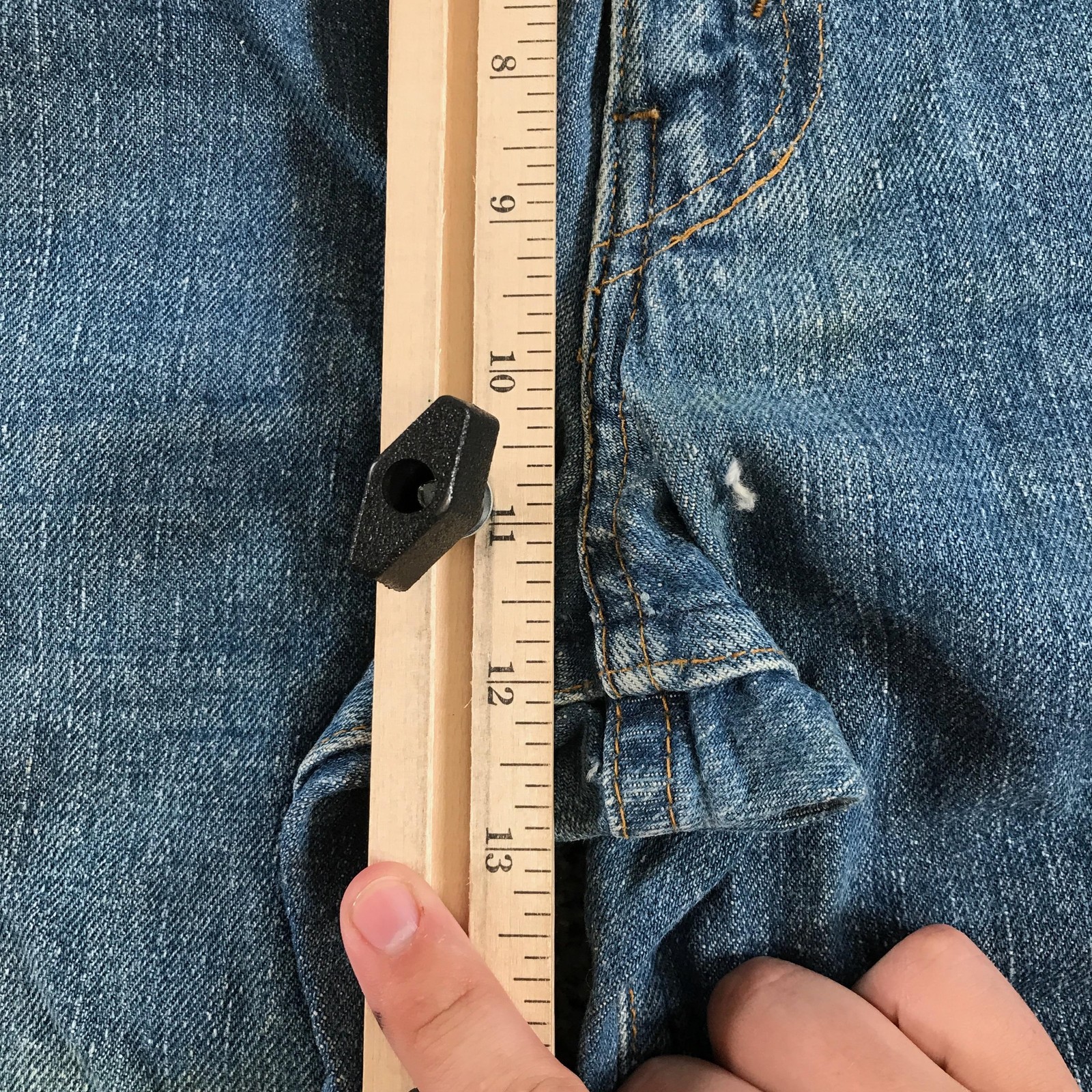 Vintage Levi’s Jeans 517 Mens 34×31 Blue Relaxed Fit Bootcut Distressed