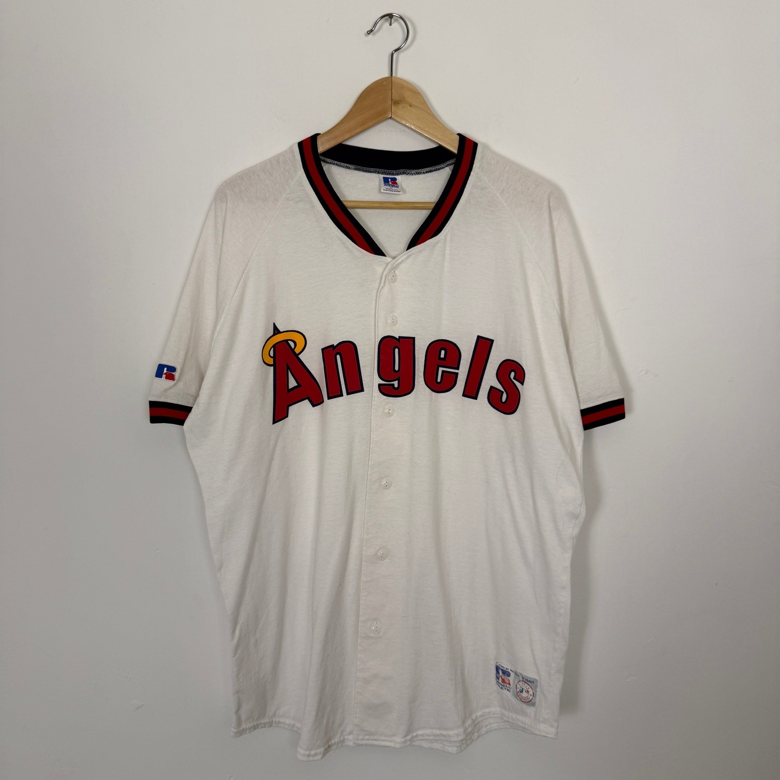 Vintage 90s Los Angeles Angels MLB Baseball Sports Jersey California Anaheim