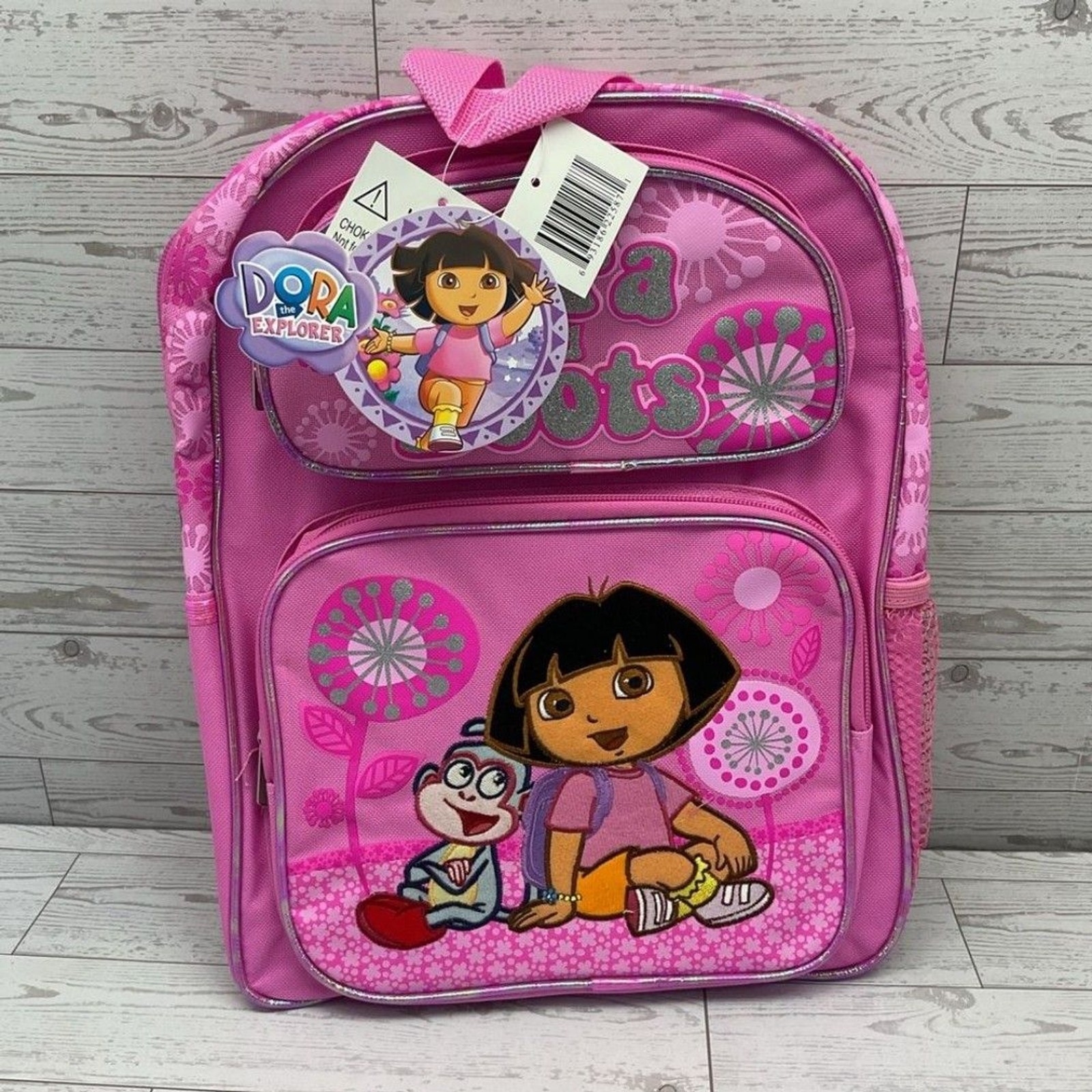 Dora and Boots Nickelodeon Pink Backpack Brand New with Tags 14″