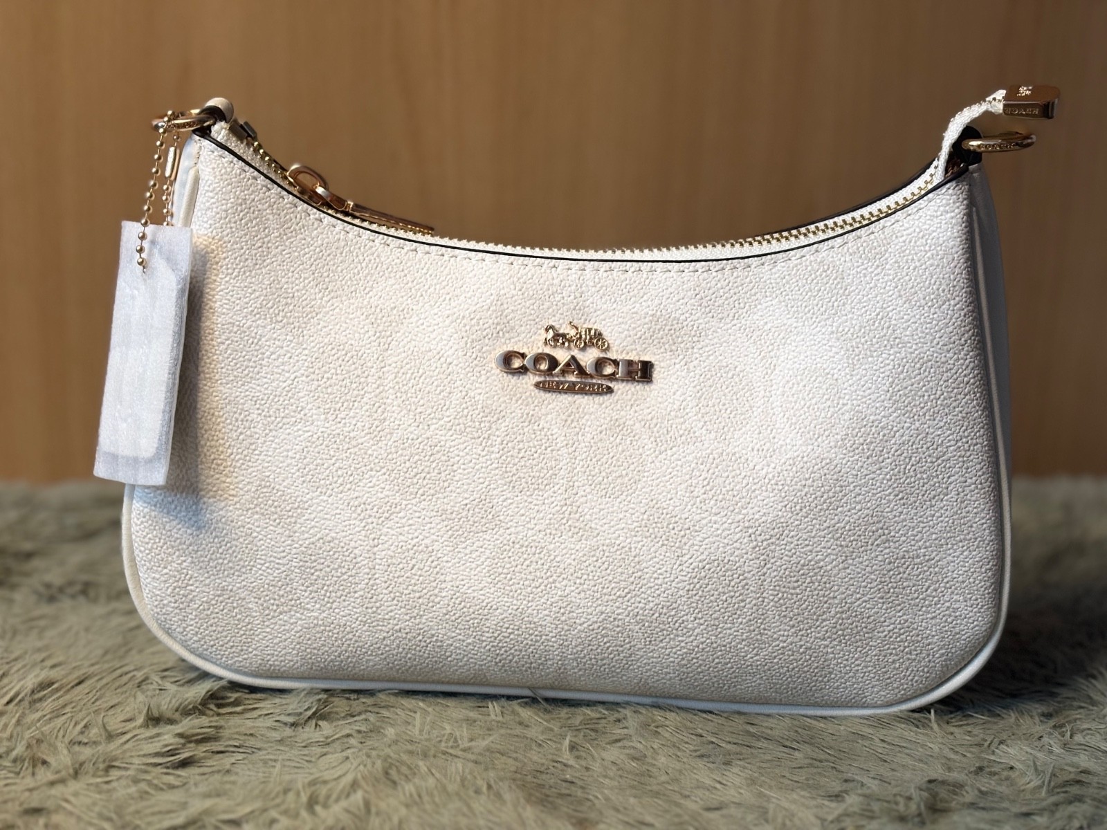 Coach Teri Shoulder Bag Signature Canvas