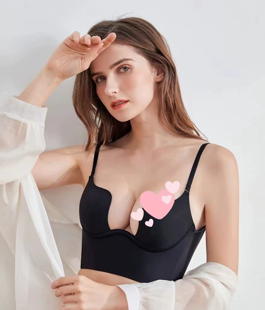 Large Size 44 ABCDEFGH Lingerie Beautiful Back Underwear Female Sexy U-Back Bra