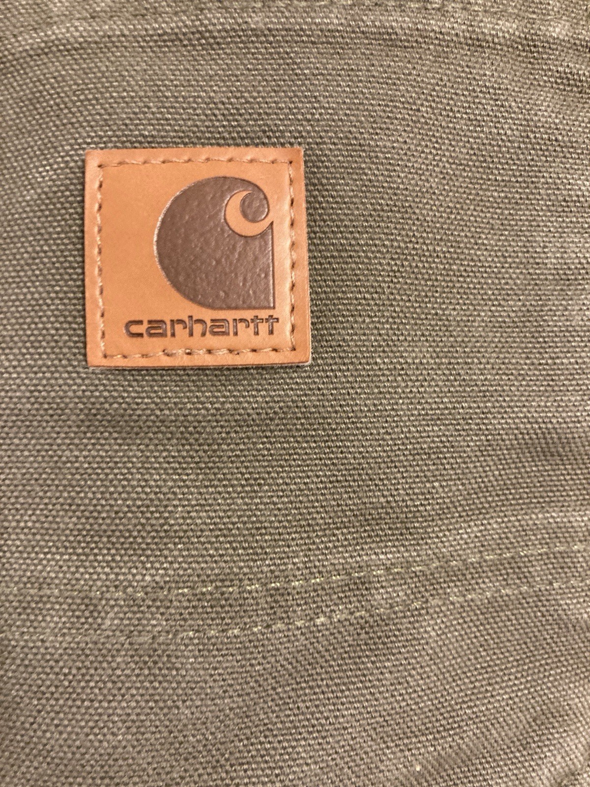 Carhartt B11-MOS Men’s Canvas Cotton Work Pants Green 30×32 Construction