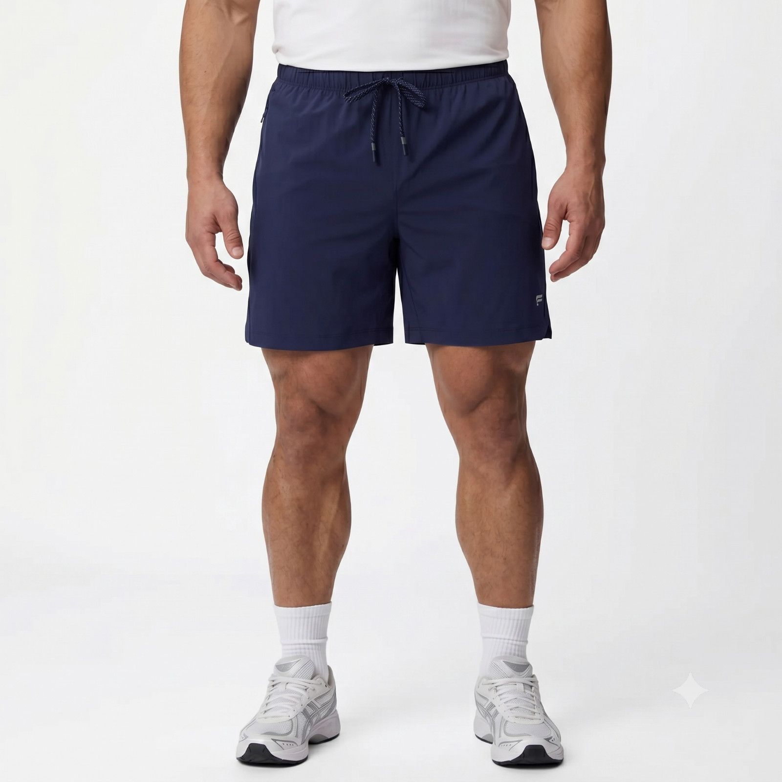Fabletics Men’s Active Shorts Quick Dry Zip Pockets 7 Inseam Gym Workout S-XXL