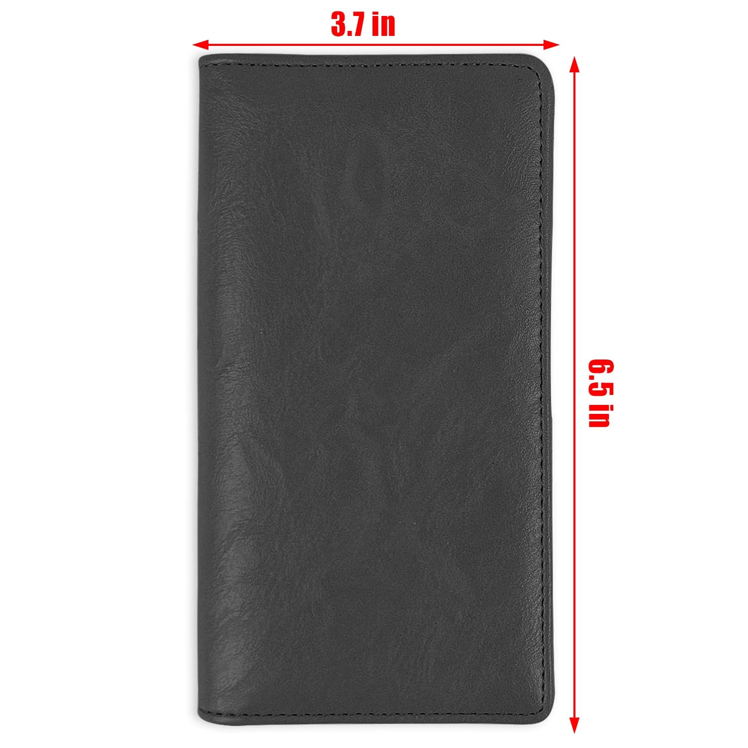 Checkbook Cover with Pen Holder for Women & Girls RFID Blocking PU Leather Ca…