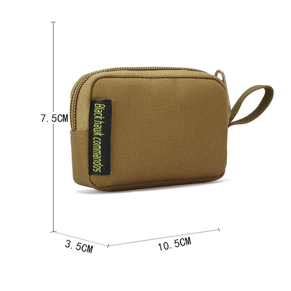 Tactical Small EDC Key Coin Holder Purse Pocket Wallet Waist Belt Bag Pouch Case