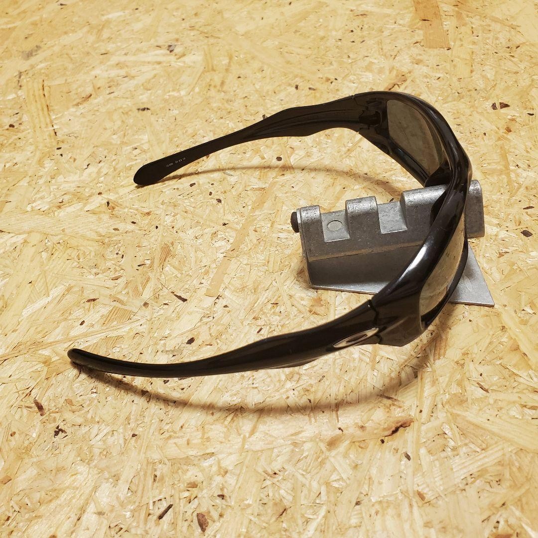 OAKLEY Monster Pup Sports Sunglasses Black Plastic Polycarbonate Lens Used