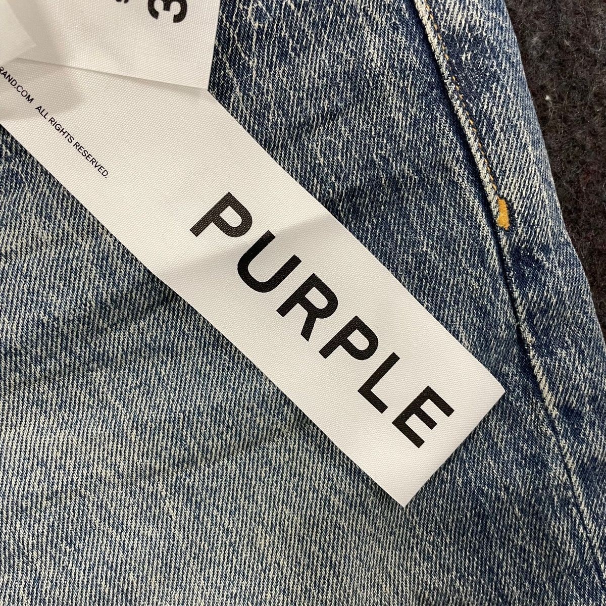 PURPLE Crackle Coated Jeans Men’s Size 30 Mid Indigo