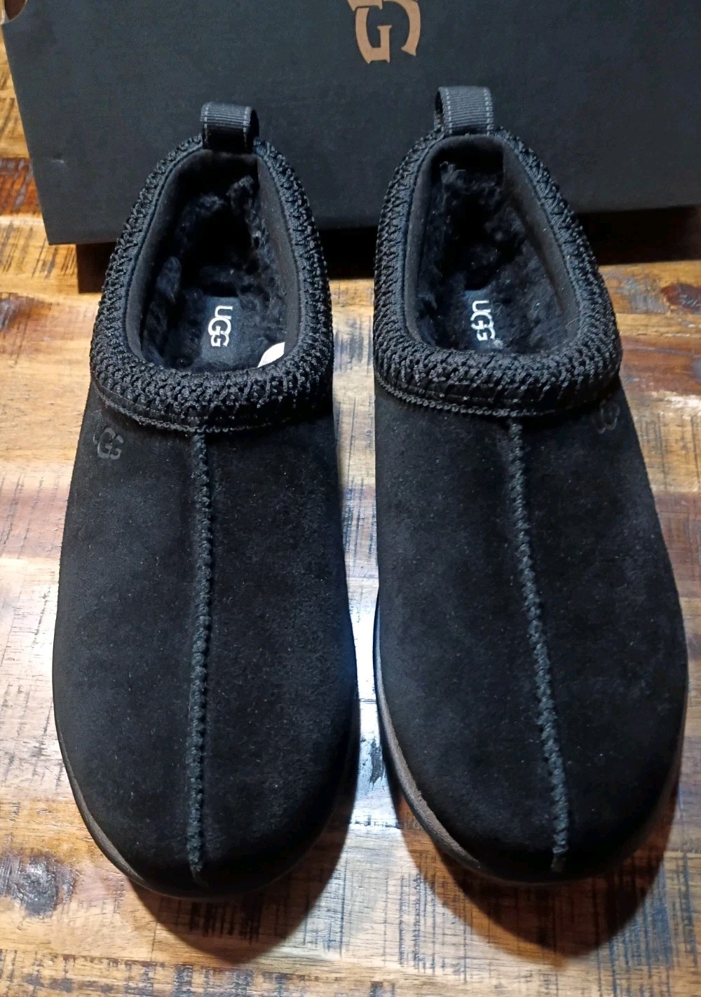 Mens UGG Tasman GORE-TEX & Vibram BLACK Suede & Sherpa 1171304-BLK Sz 10 New