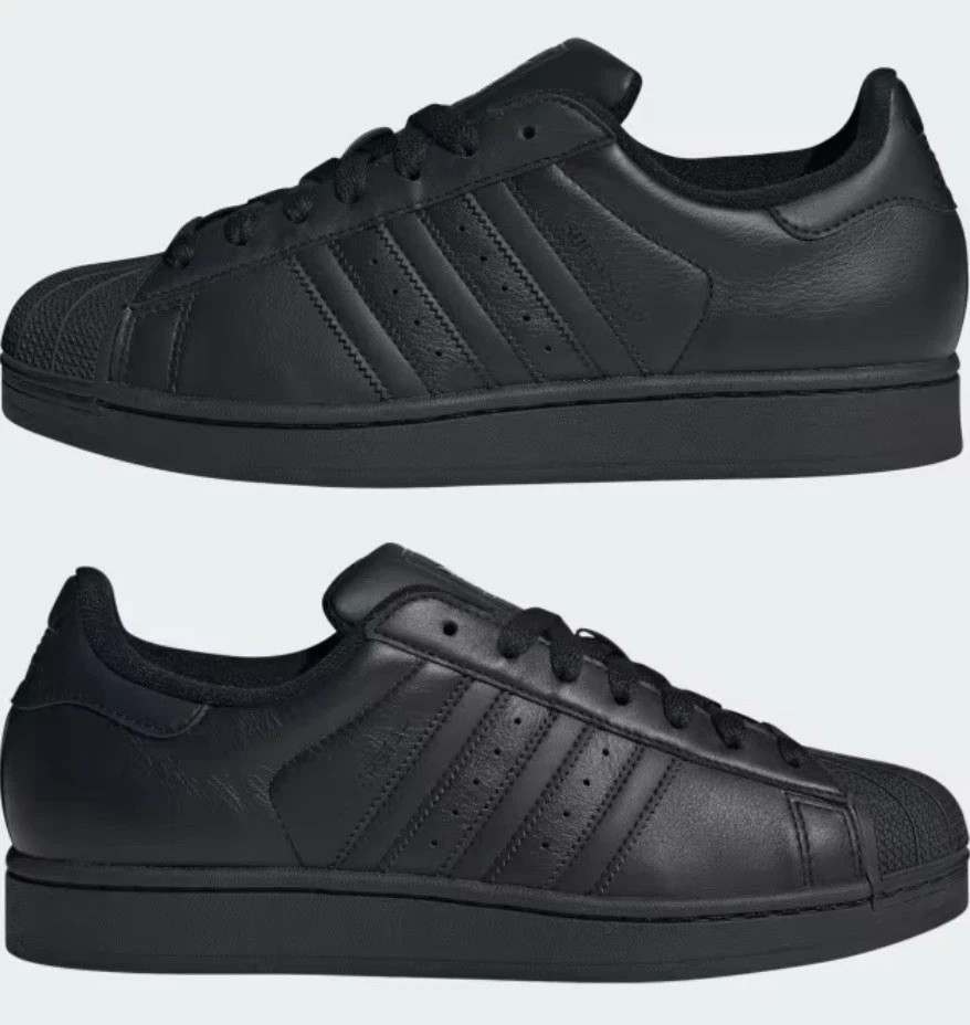 Adidas Originals Mens Superstar Black Sneakers Casual Shoes Footwear EG4957