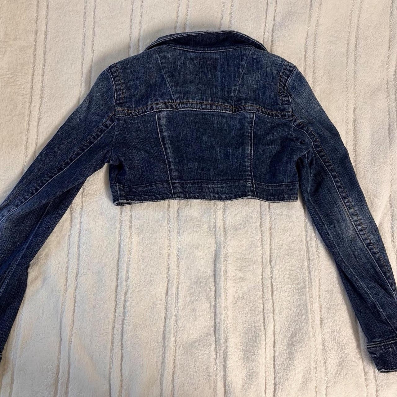 Vintage Miss Sixty Cropped Denim Jacket Rare Women’s Size S Y2K 90s