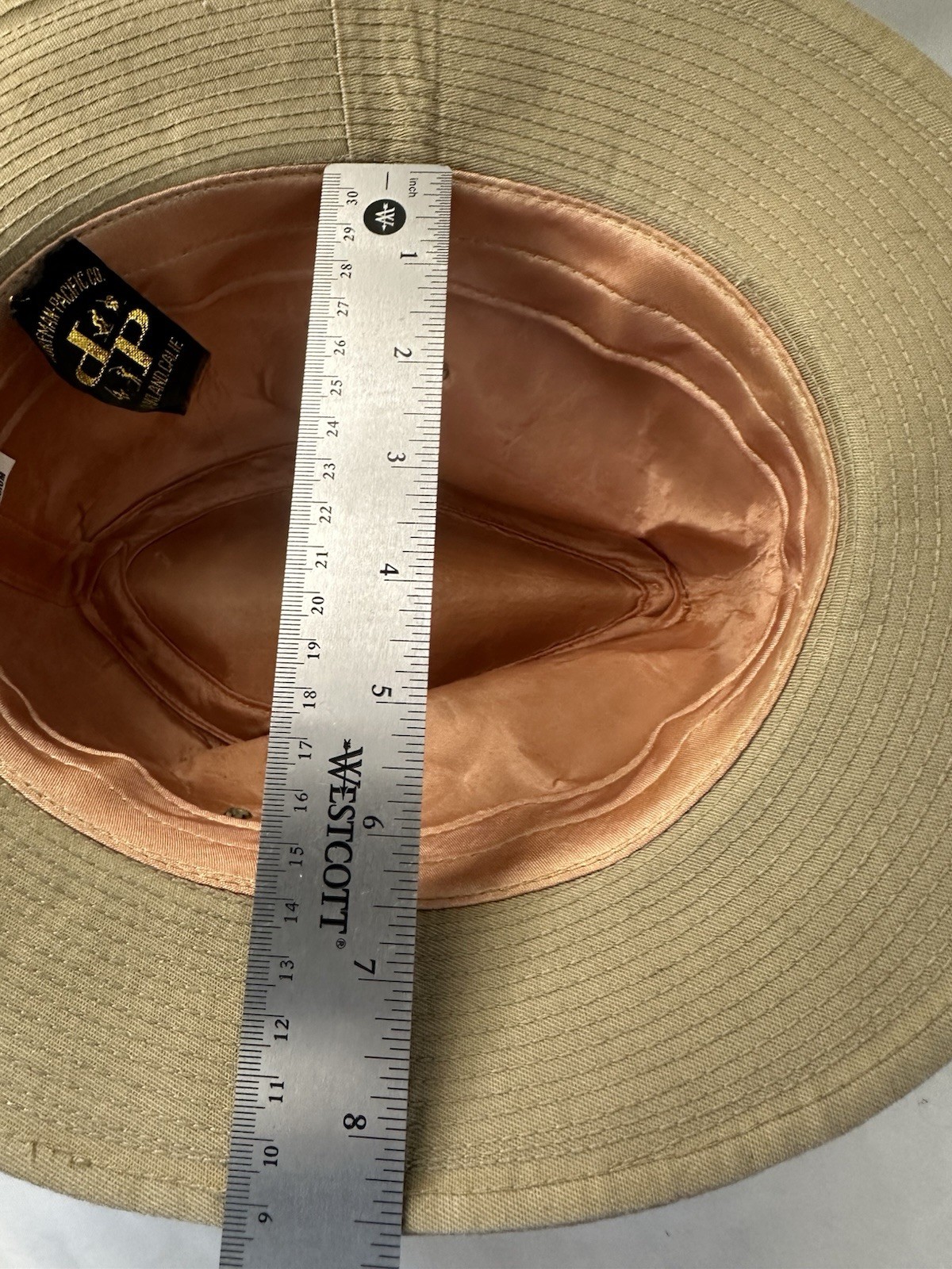 Dorfman Pacific Tan Fedora Hat Medium (Made in Sri Lanka) Classic