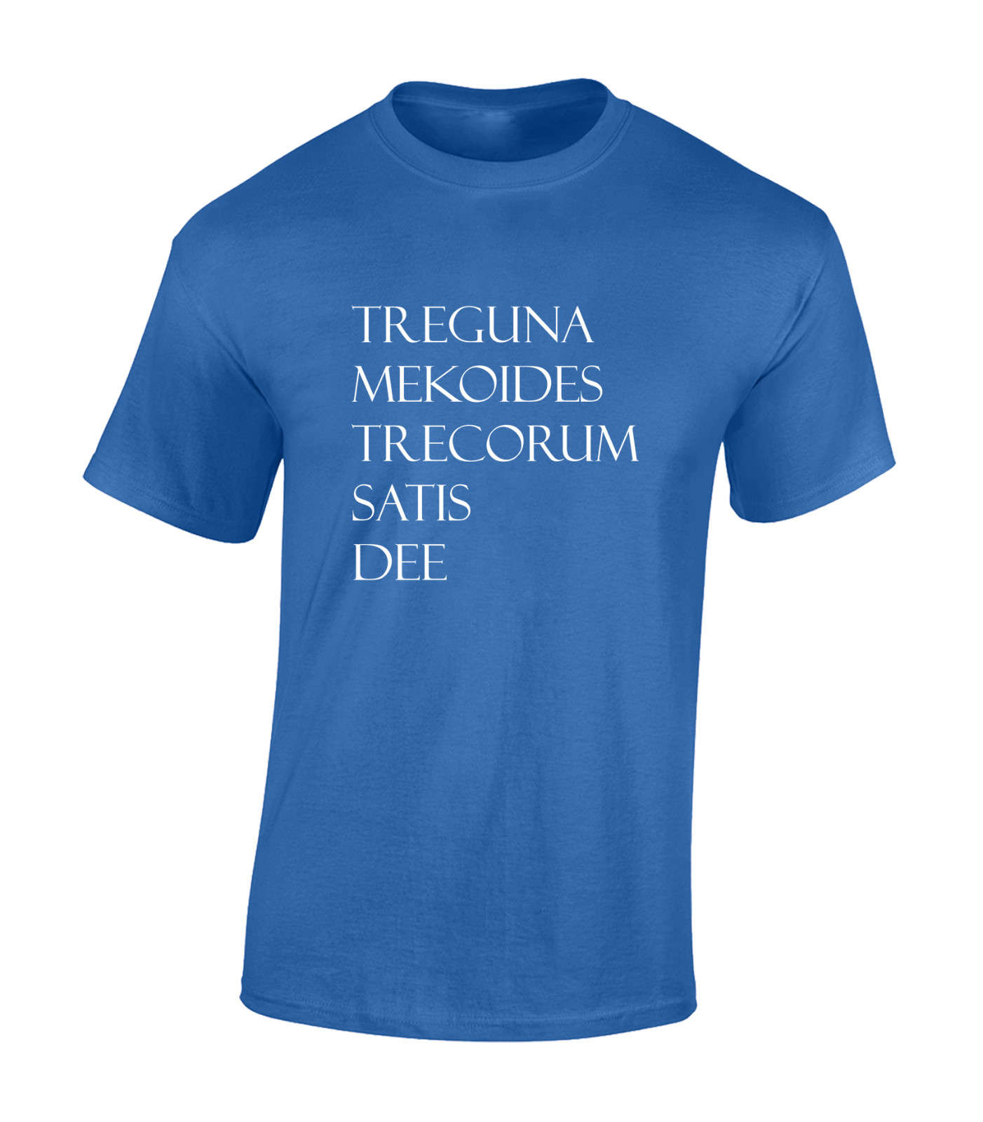 TREGUNA MEKOIDES MENS T SHIRT COOL MAGIC SPELL RETRO COMEDY FUNNY FILM TOP