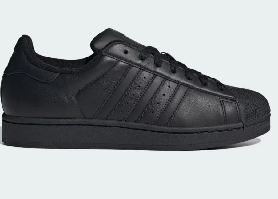 Adidas Originals Mens Superstar Black Sneakers Casual Shoes Footwear EG4957