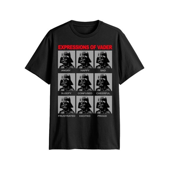 Star Wars Darth Vader Expressions T-Shirt New