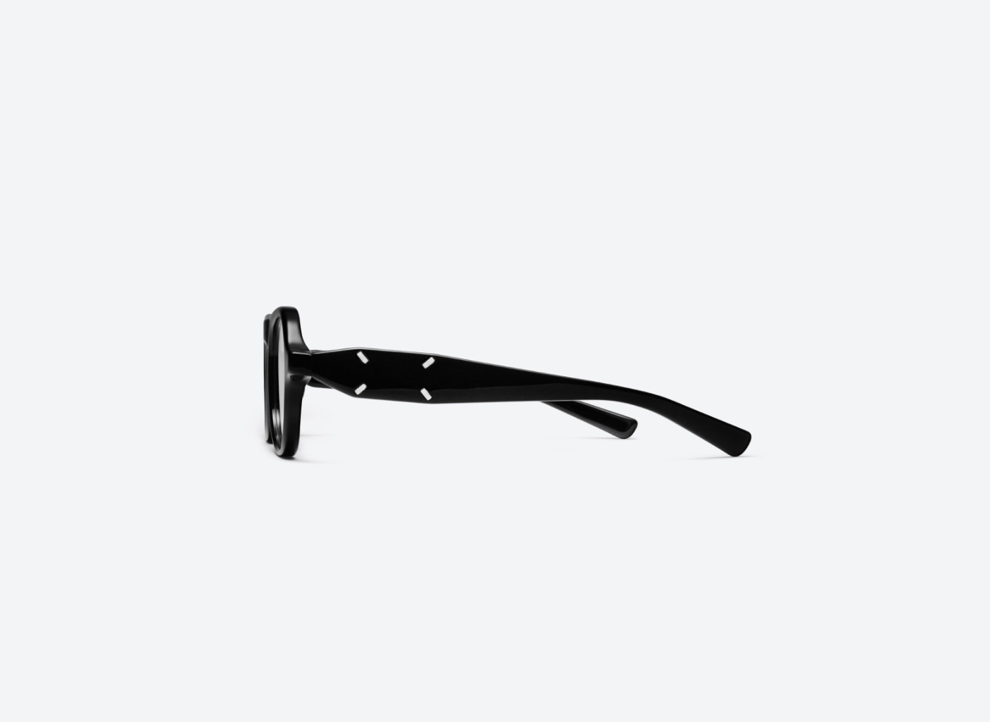 Gentle Monster x Maison Margiela MM113 01 Black Aviator Eyeglasses Acetate Frame