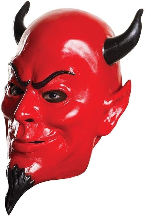 Rubie’s Costume CO. Men’s Scream Queens Red Devil Mask, As Shown, One Size