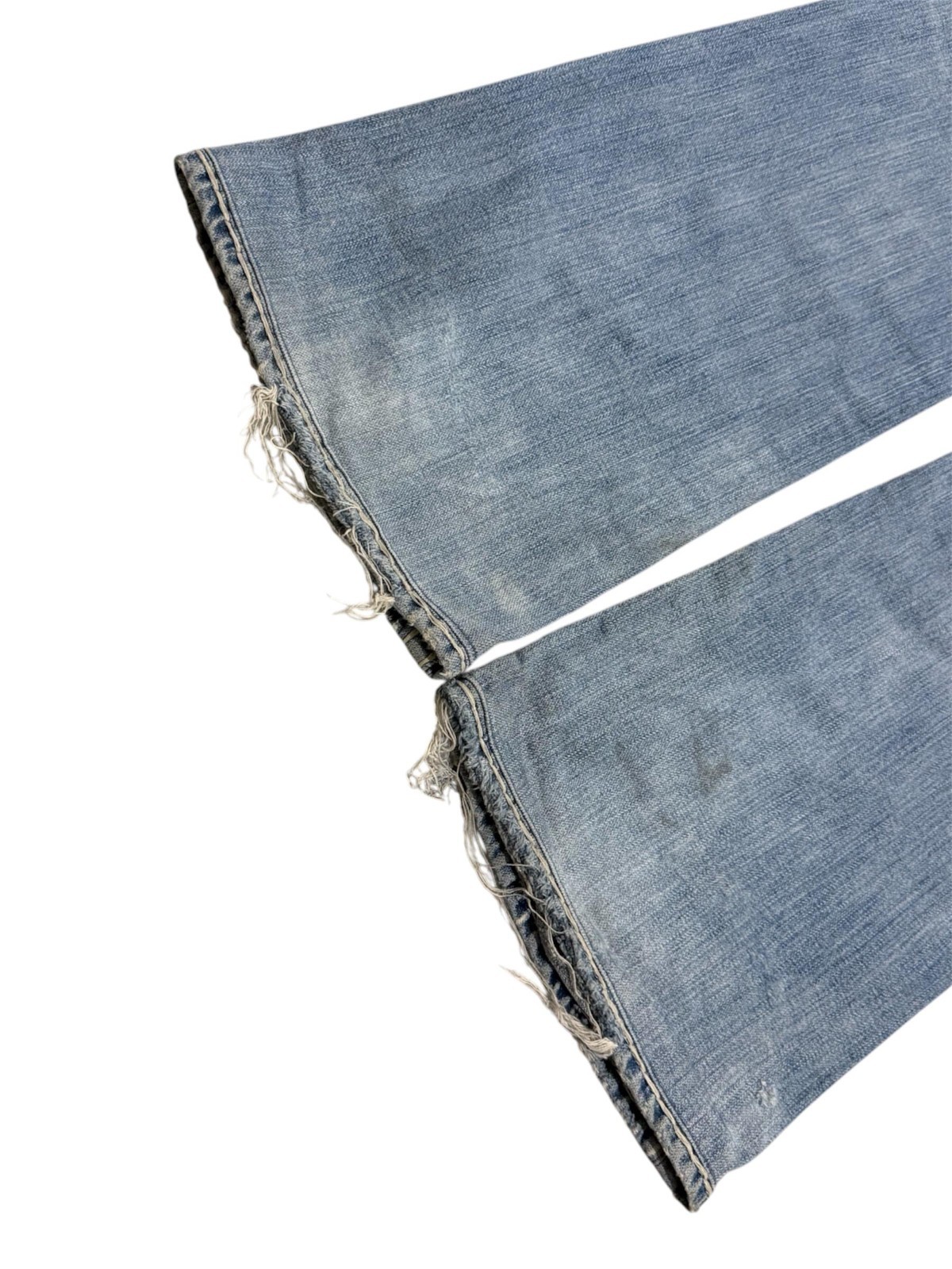 True Religion Billy Super T Jeans Light Wash Distressed Bootcut Y2K Denim 33