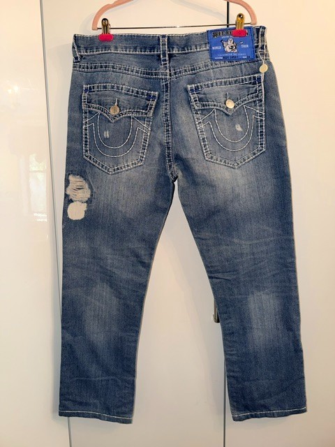 True Religion distressed jeans, unique, s. 38/32
