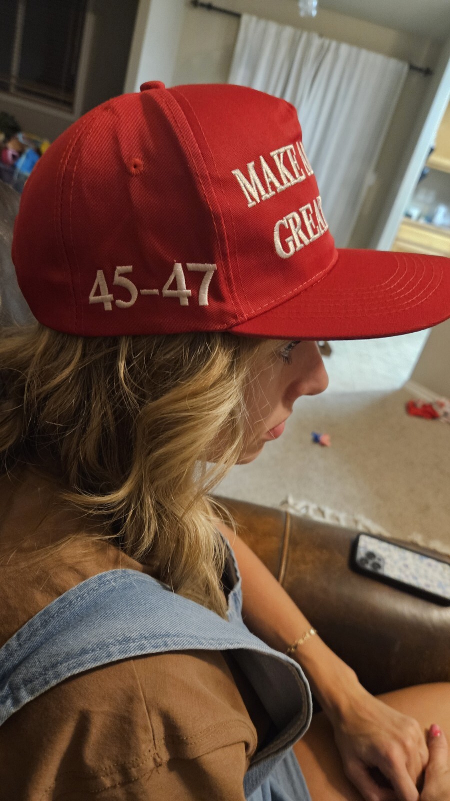 President Donald Trump 45-47 Hat 2024 Make America Great Again MAGA Red USA 🇺🇸