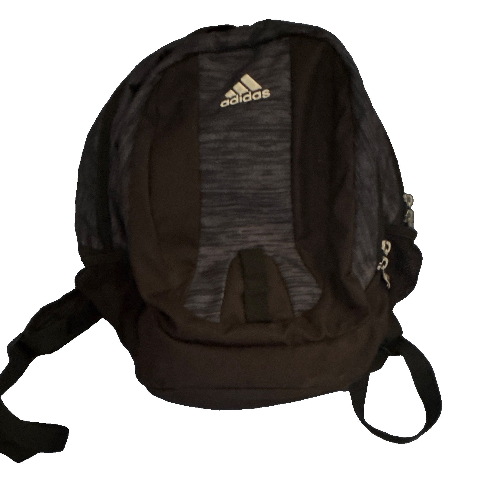 adidas Kids Backpack Padded Adjustable Straps 100% Recycled Polyester Black Gray