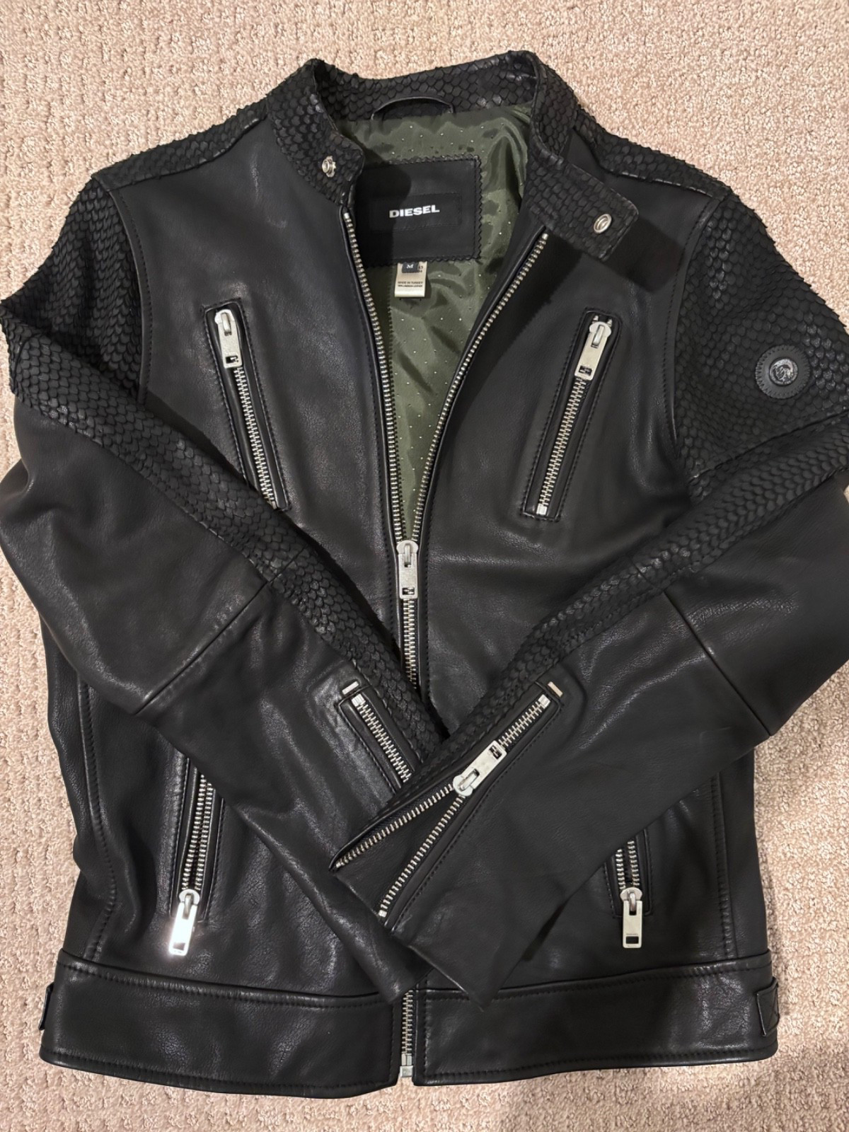 Diesel L-Rambo Leather Jacket