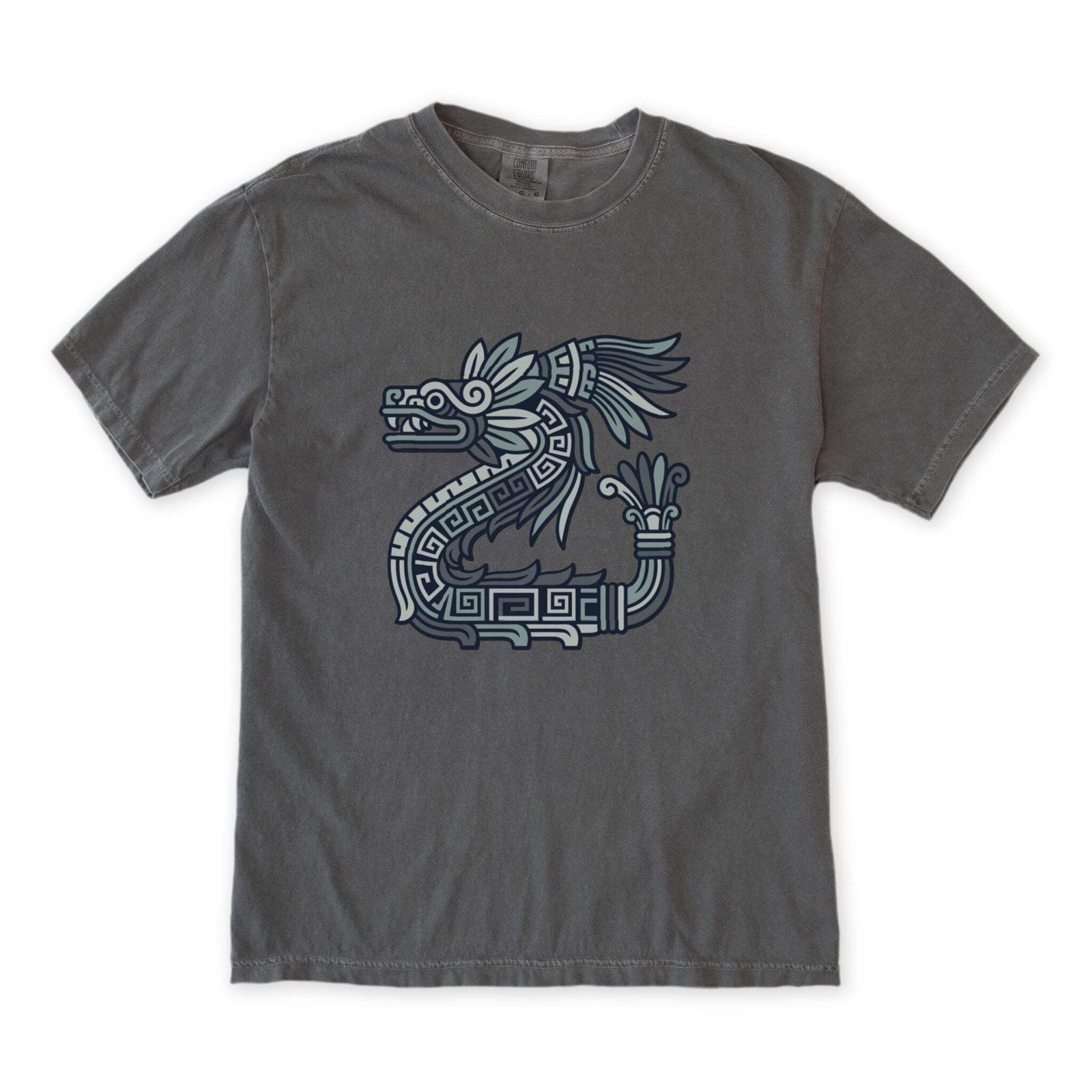 Quetzalcoatl Feathered Serpent T-Shirt | Aztec Mayan Mythology Tee Shirt