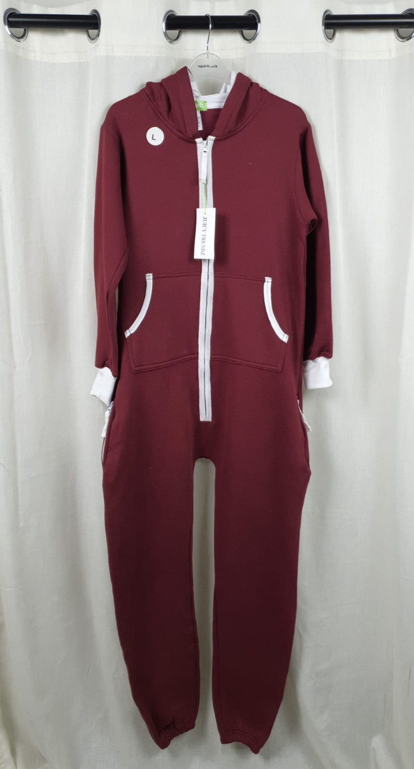Juicy Trendz Burgundy All In One Size Large CR058 HH 05