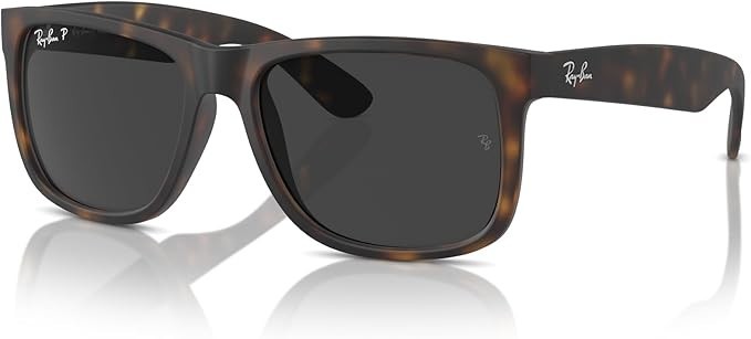 Ray-Ban RB4165 Justin Sunglasses Rubber Havana/Dark Gray Lenses 54MM