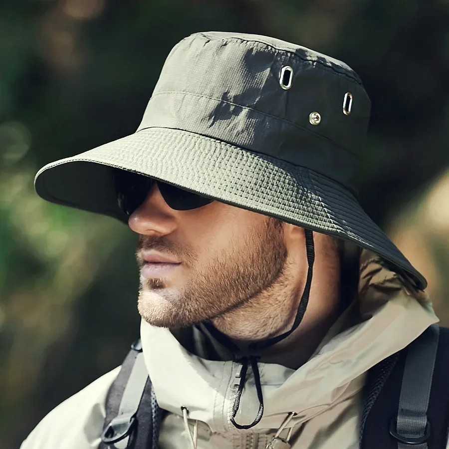 UV Protective Sun Hat- Breathable Wide Brim for Men/Women,Summer Fishing&Camping