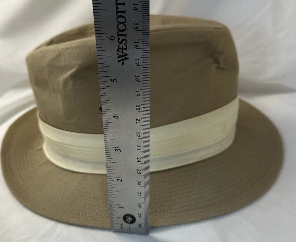 Dorfman Pacific Tan Fedora Hat Medium (Made in Sri Lanka) Classic