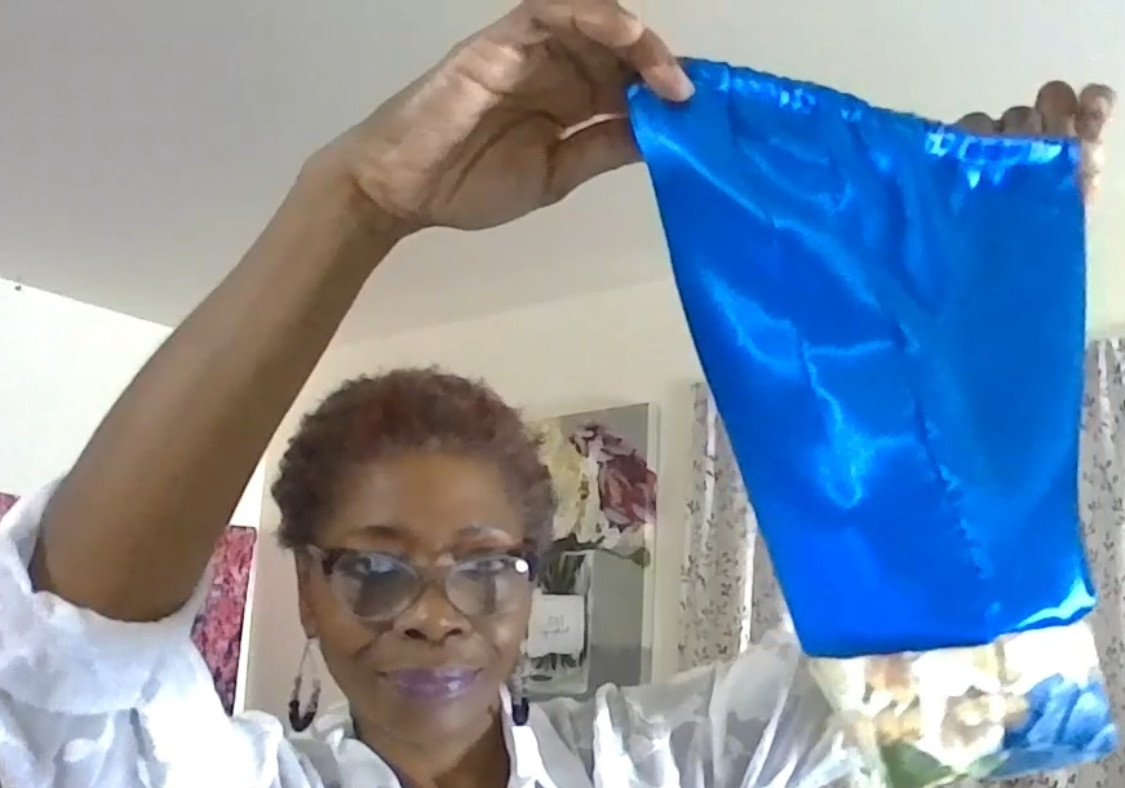 Handmade satin accessory all purpose Duster Bag / Color varies