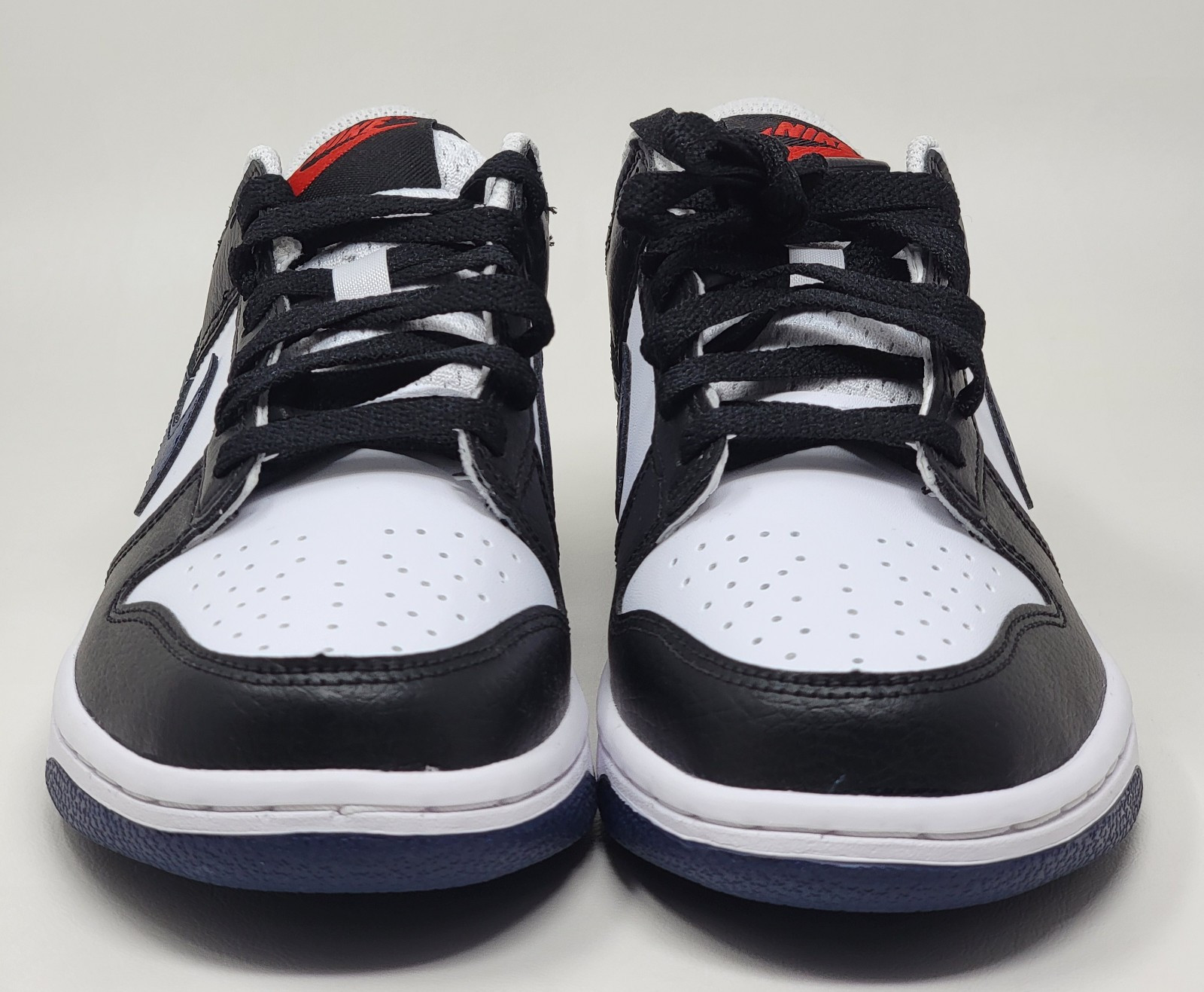 Nike Dunk Low Navy Blue Panda Black Sneakers Shoes Youth Size 5Y HJ9202-001 New