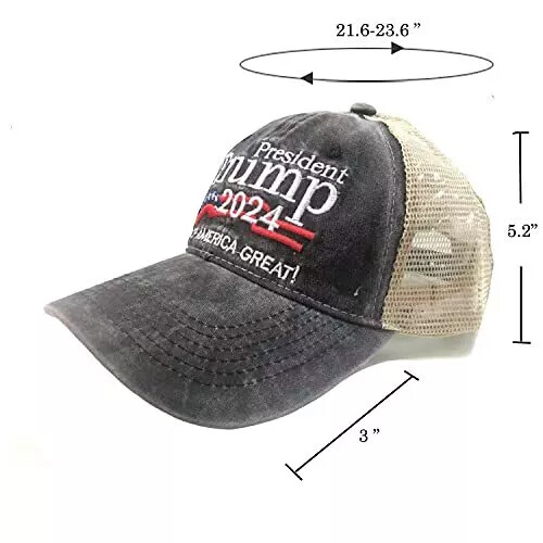 “Keep America Great Again” President Donald TRUMP 2024 MAGA Hat Baseball Cap US