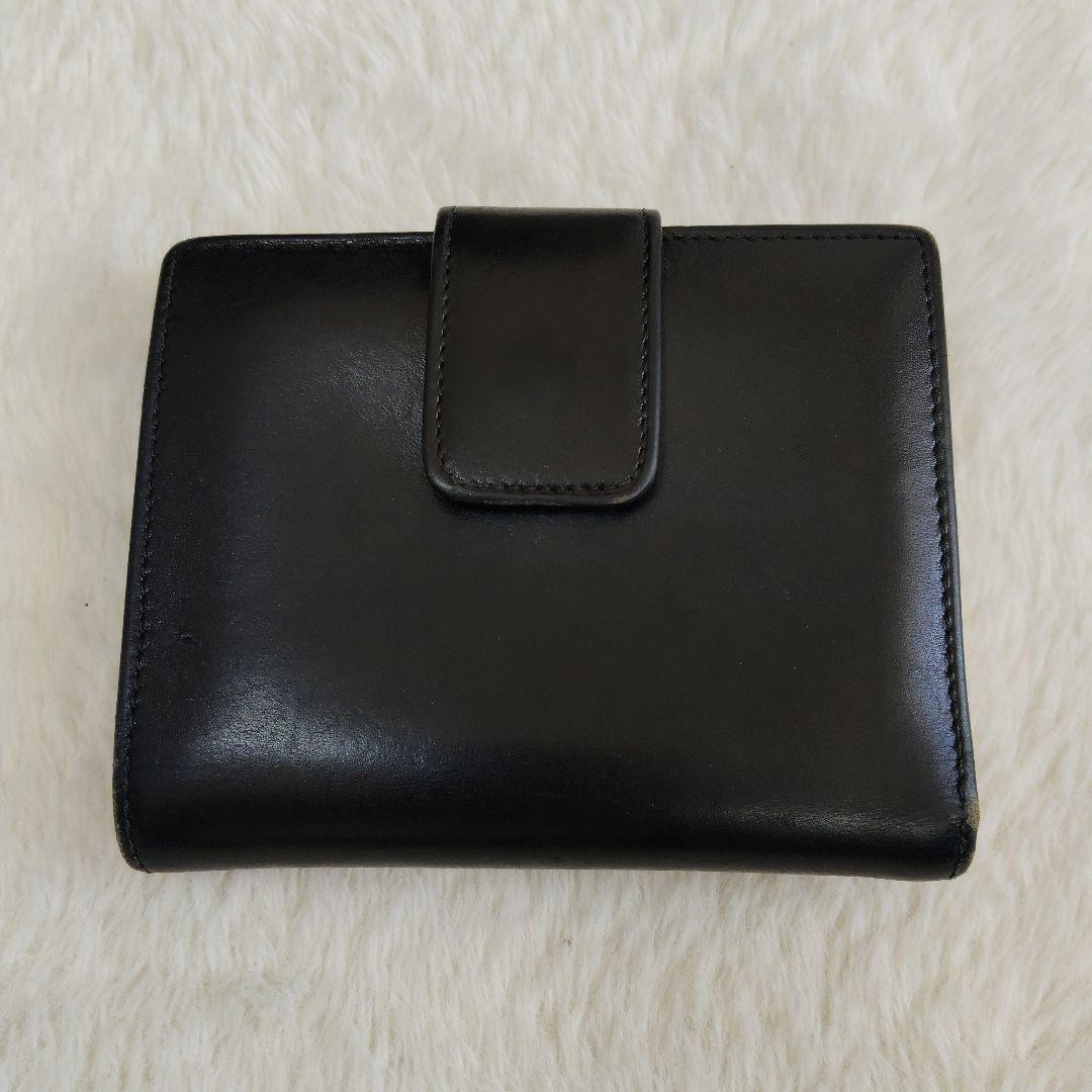 GUCCI Horsebit Bi fold Wallet Black Leather Made in Italy