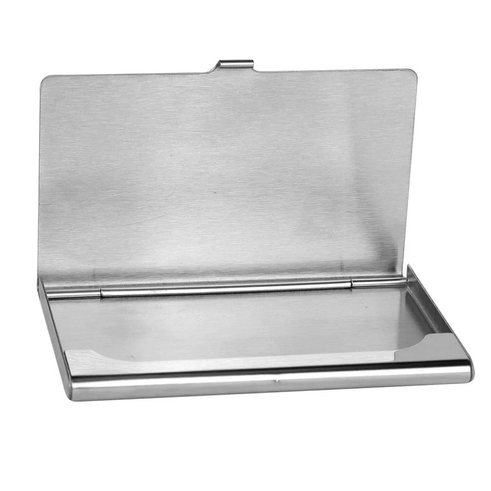 Stainless Steel Card Holder Case Pocket Metal Wallet for ID Credit Business Card