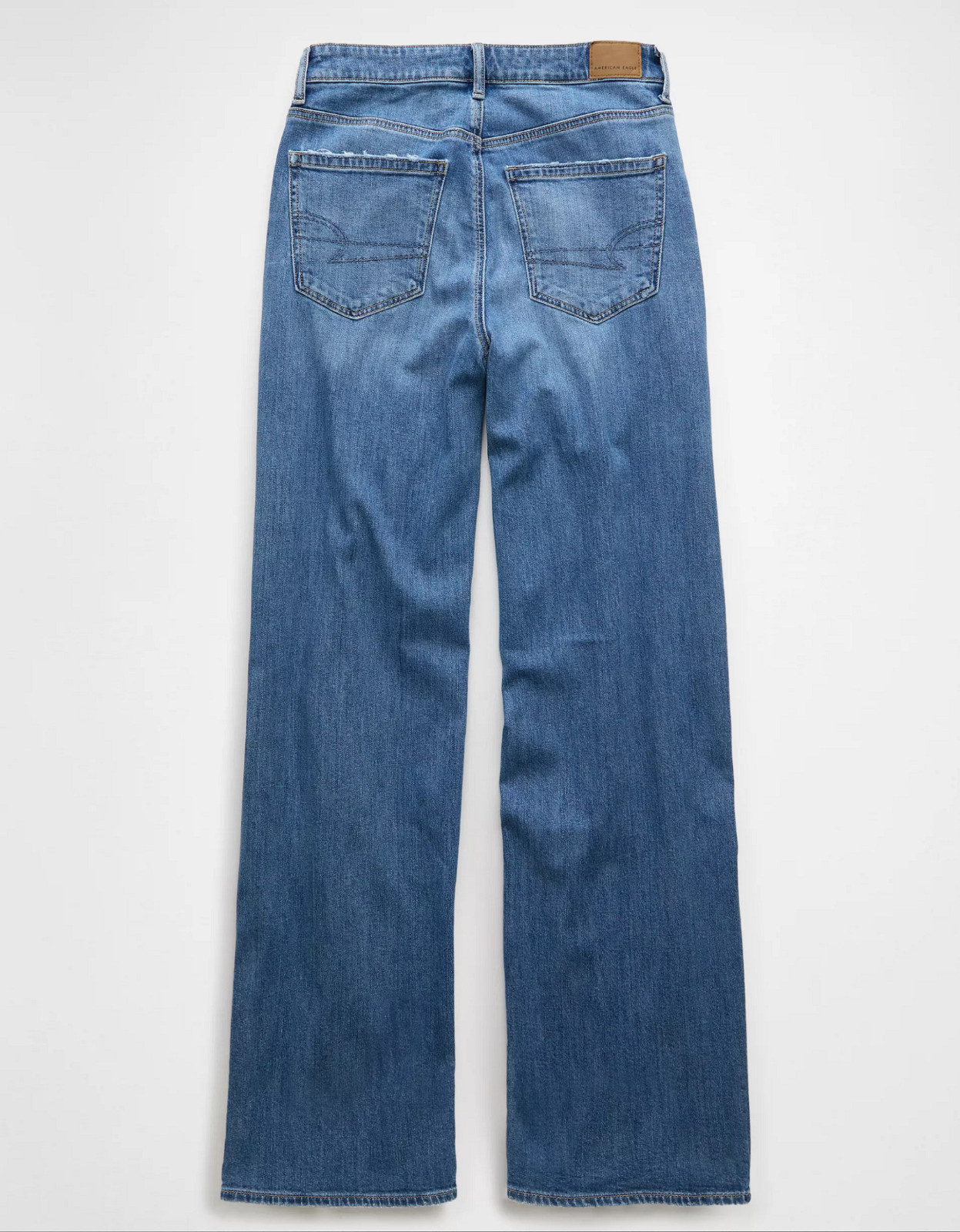 AE Dreamy Drape Stretch Super High-Waisted Baggy Wide-Leg Jean