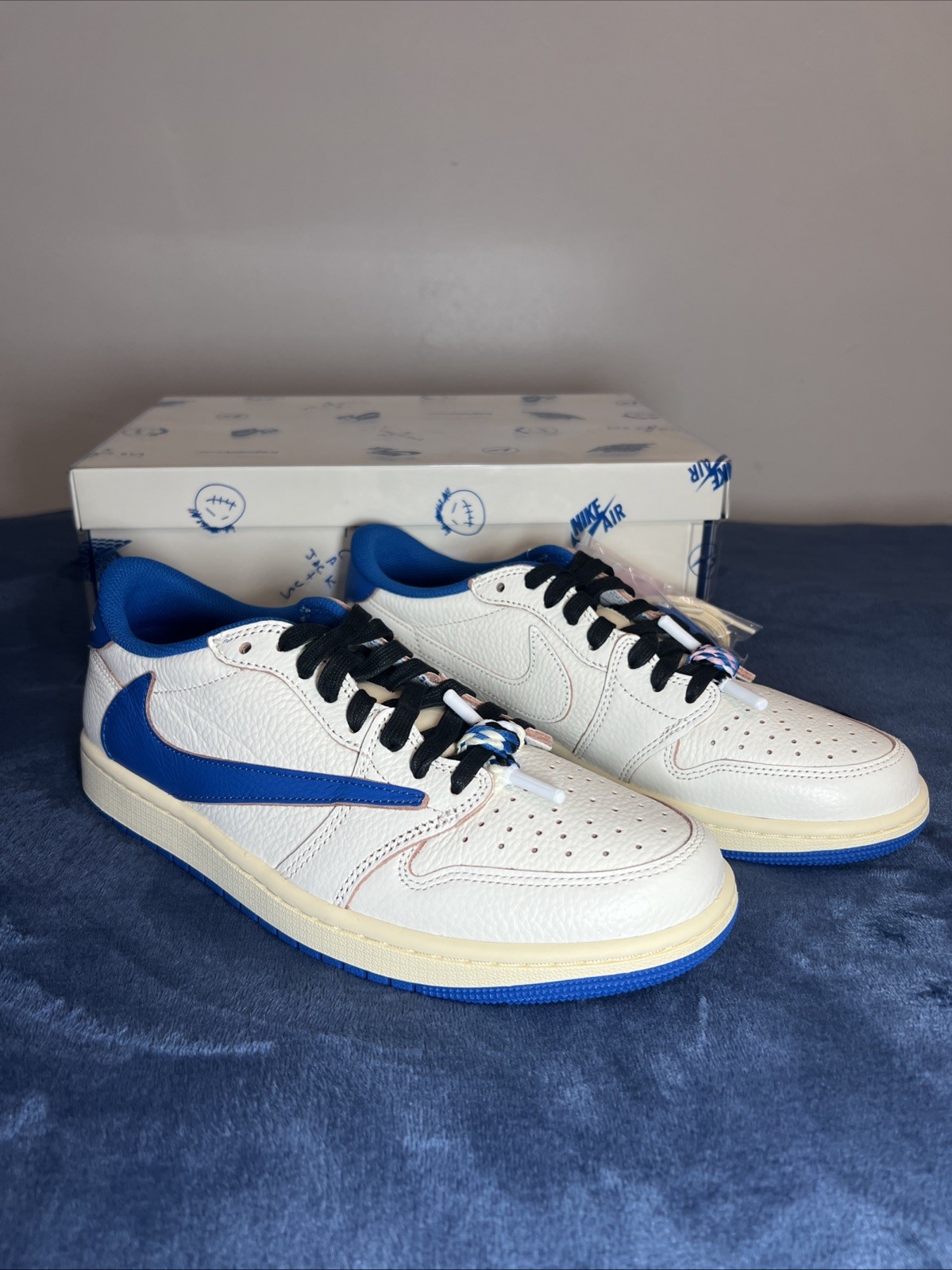 Nike Air Jordan 1 Low Travis Scott Cactus Jack Fragment DM7866 Men’s Size 9.5